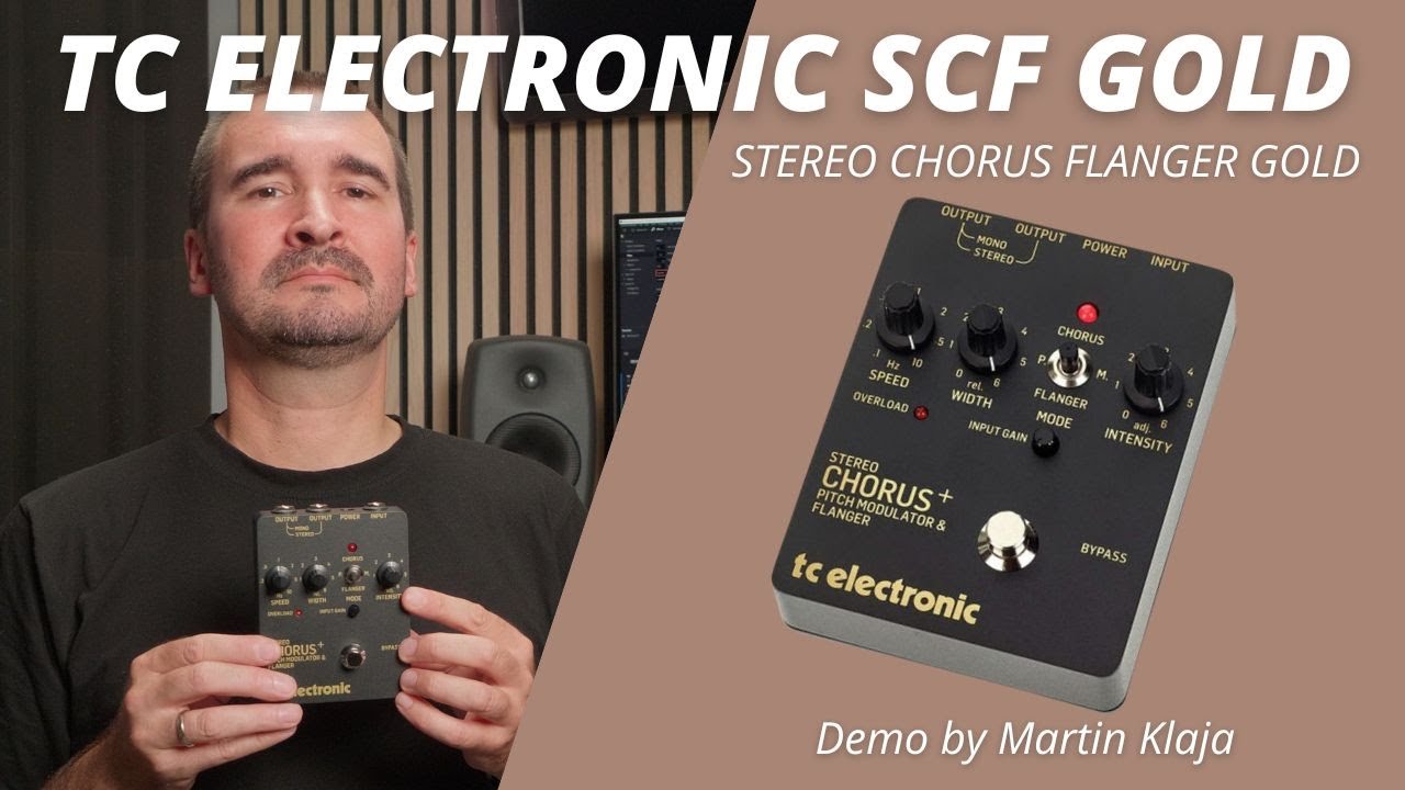 TC Electronic // Stereo Chorus Flanger Gold // Demo by Martin Klaja