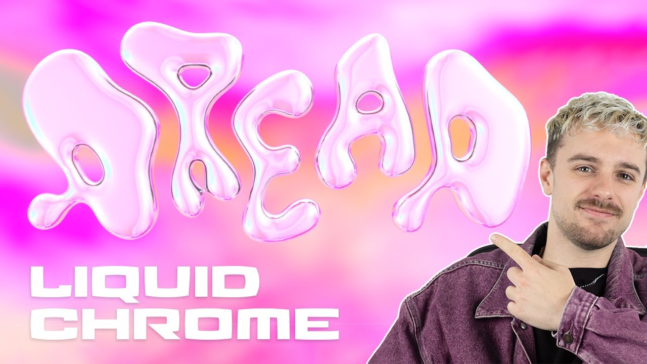How to make Liquid Chrome Text in Cinema 4D