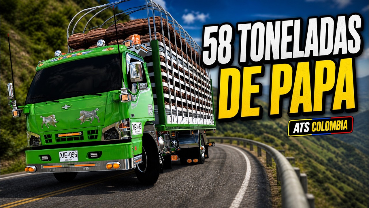 ¡Chevrolet NNR con PESADO cargamento de PAPA! | American Truck Simulator
