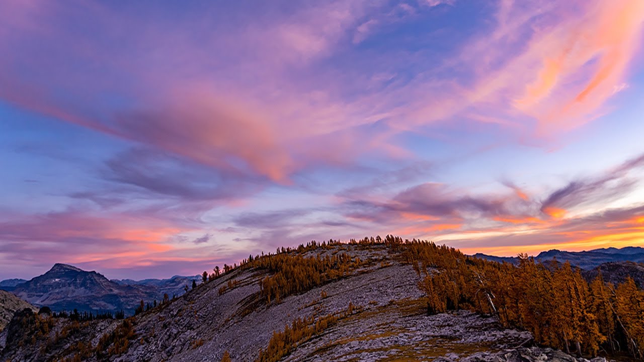 Backpacking Montana's Bitterroot Mountains for LARCHES: Larch Ridges, Lookout Lake & Coquina Lake