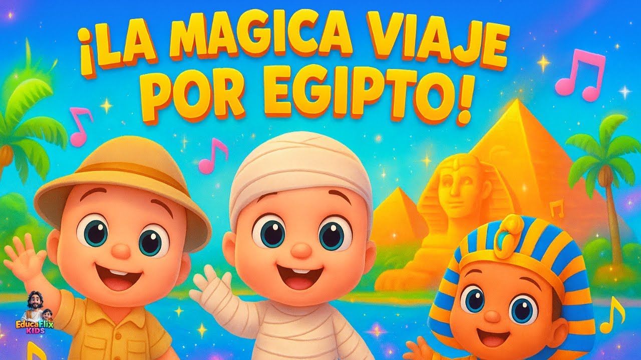 Un Viaje Mágico por el Antiguo Egipto | Canciones Infantiles | EducaFlix Kids en Español