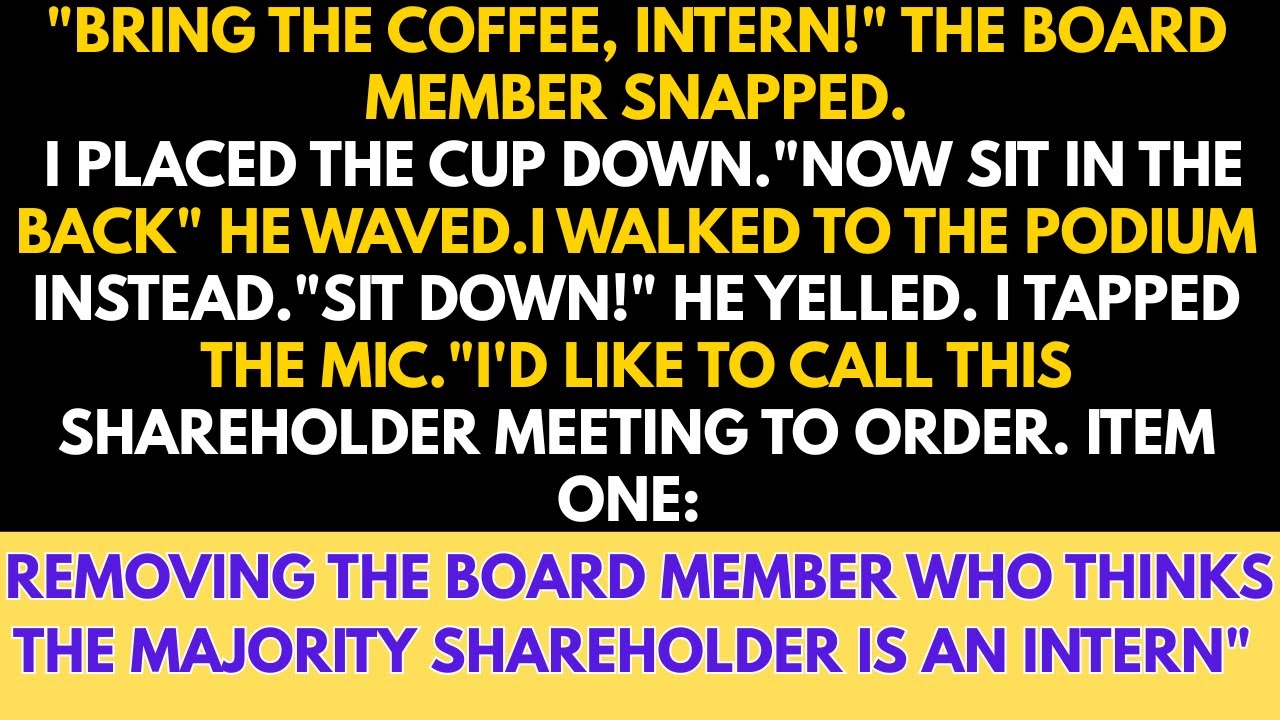 I Was the 'Intern' They Mocked. Then I Called the Shareholder Meeting That Ended His Career.