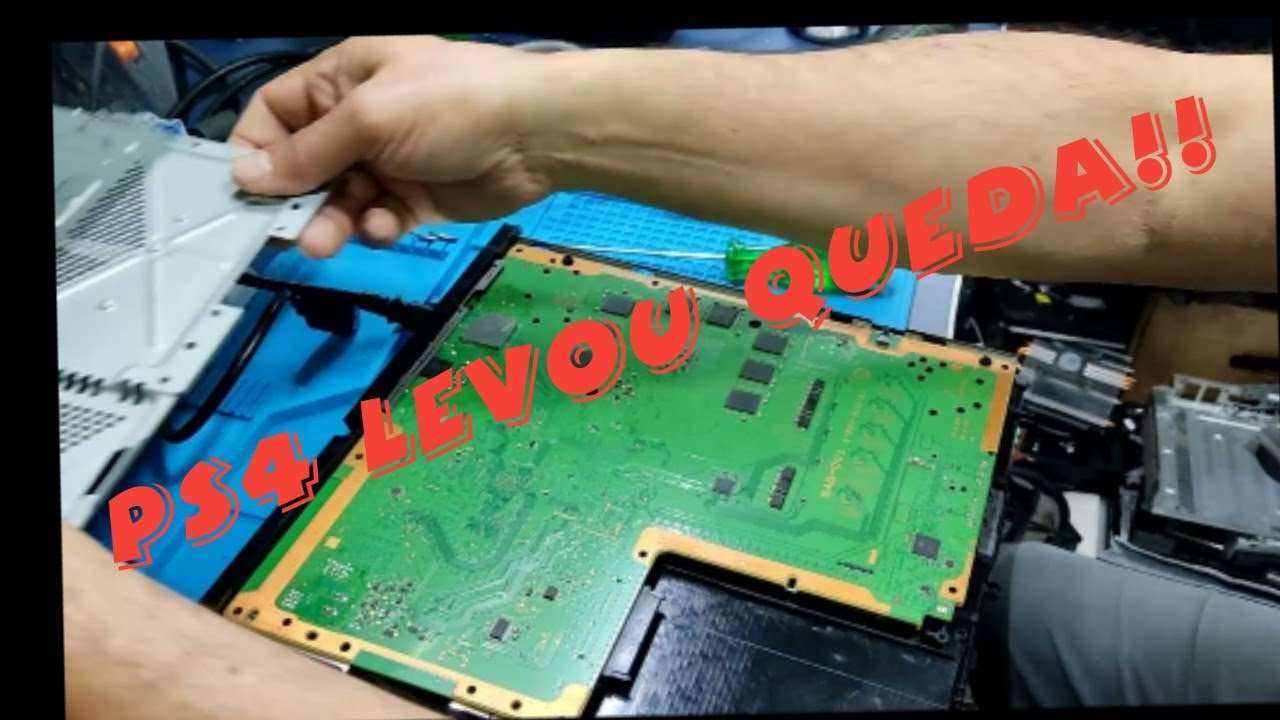 PS4 FAT LUZ AZUL LEVOU QUEDA!!(RESOLVIDO)!!