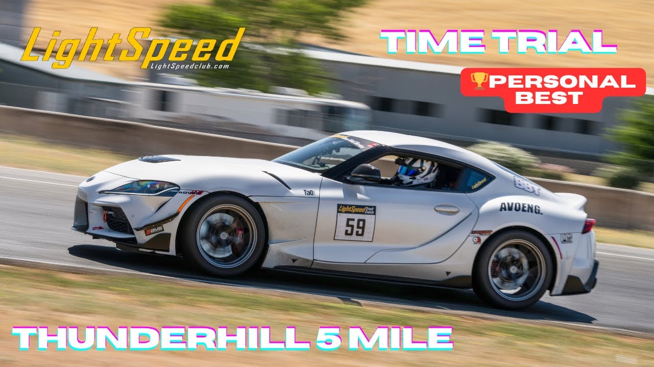 Thunderhill 5 Mile 3:11.7 | A90 GR Supra vs. Porsche GT4