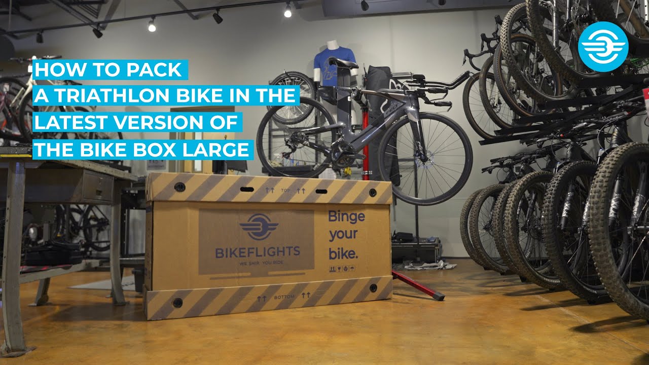 How to Pack a Tri Bike in the Latest Version of the Bikeflights Bike Box Large