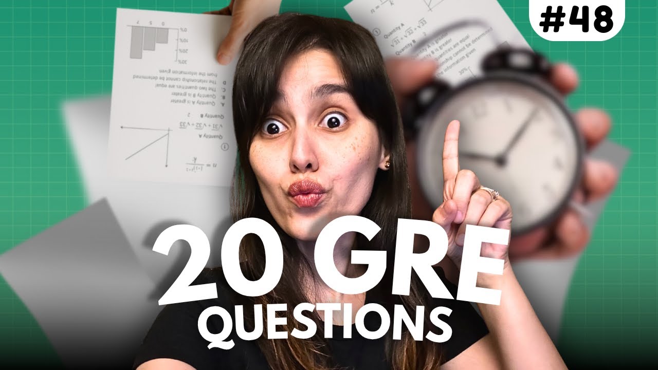 GRE Practice Test #48 - Free GRE Practice Covering Quant, Text Completion, Sentence Equivalence