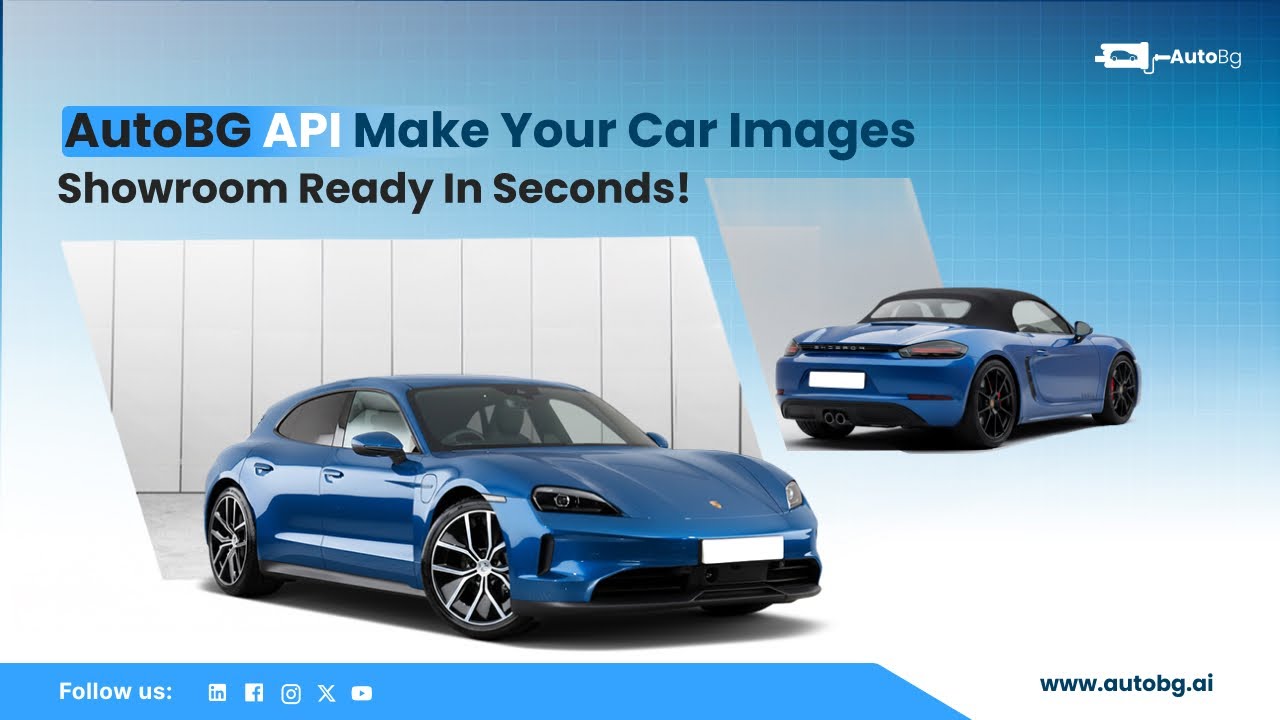 Automate Car Image Editing with AutoBG API | AI-Powered Background Removal for Automotive Platforms