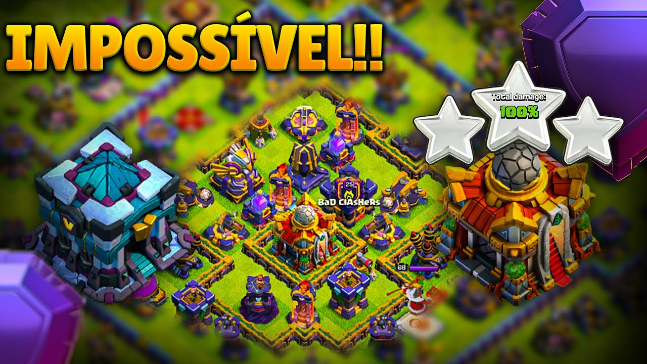 ESSE CV13 FEZ O IMPOSSÍVEL NA LIGA LENDARIA NO CLASH OF CLANS