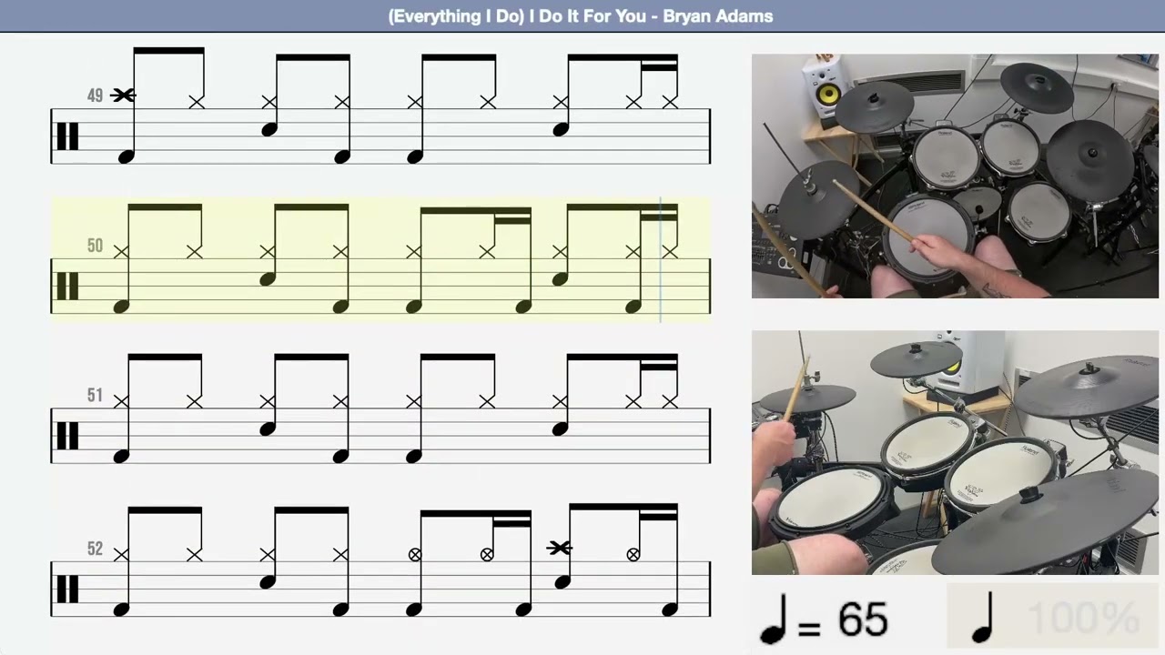 Everything I Do – Bryan Adams | Drum Tutorial