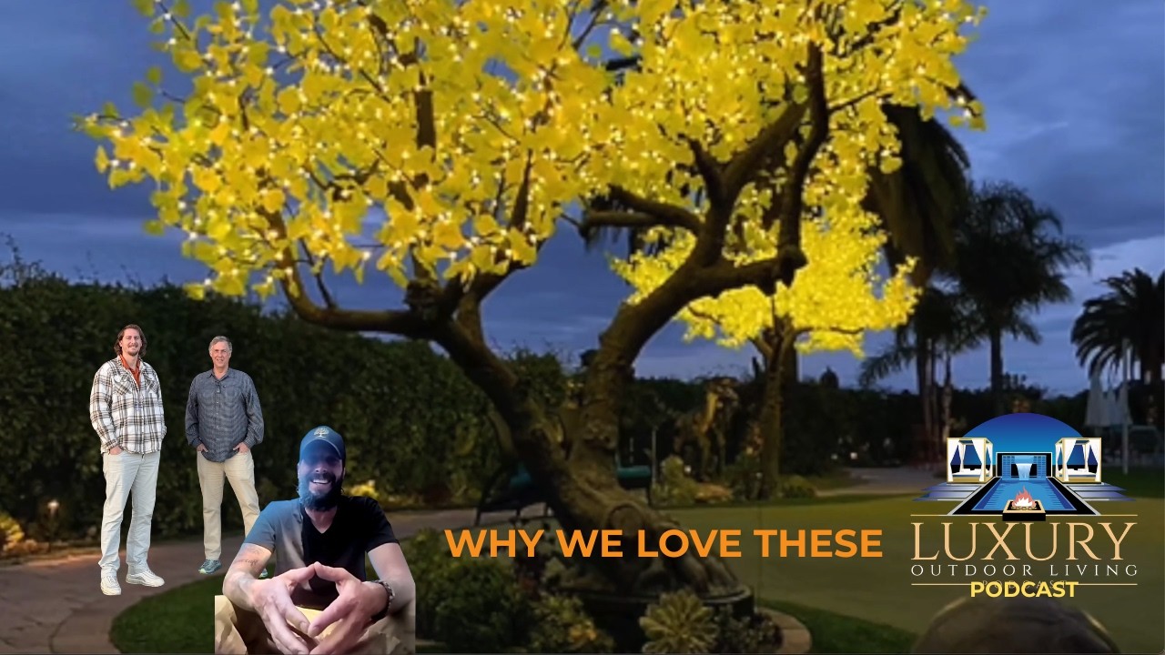 Luxury Outdoor Lighting: The Magic of Hyper-Realistic Illuminated Trees