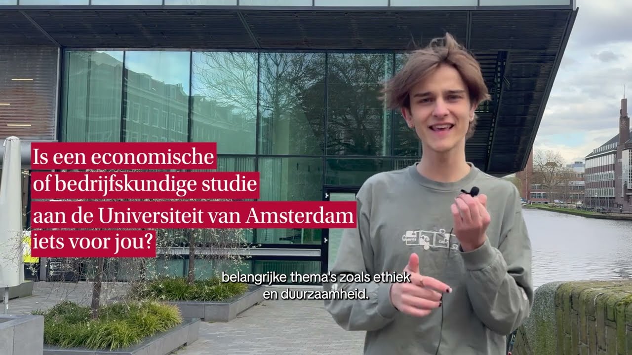 Is een economische of bedrijfskundige studie aan de UvA iets voor jou?