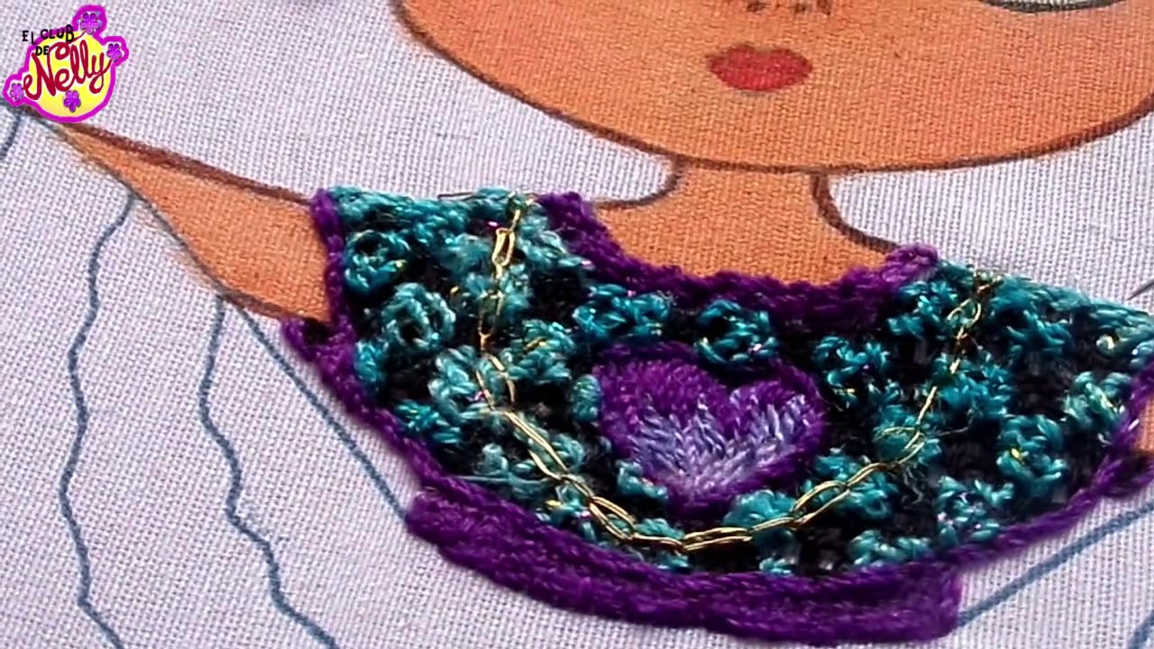 FRIDA BORDADA MODELO 2 (COLLAR)