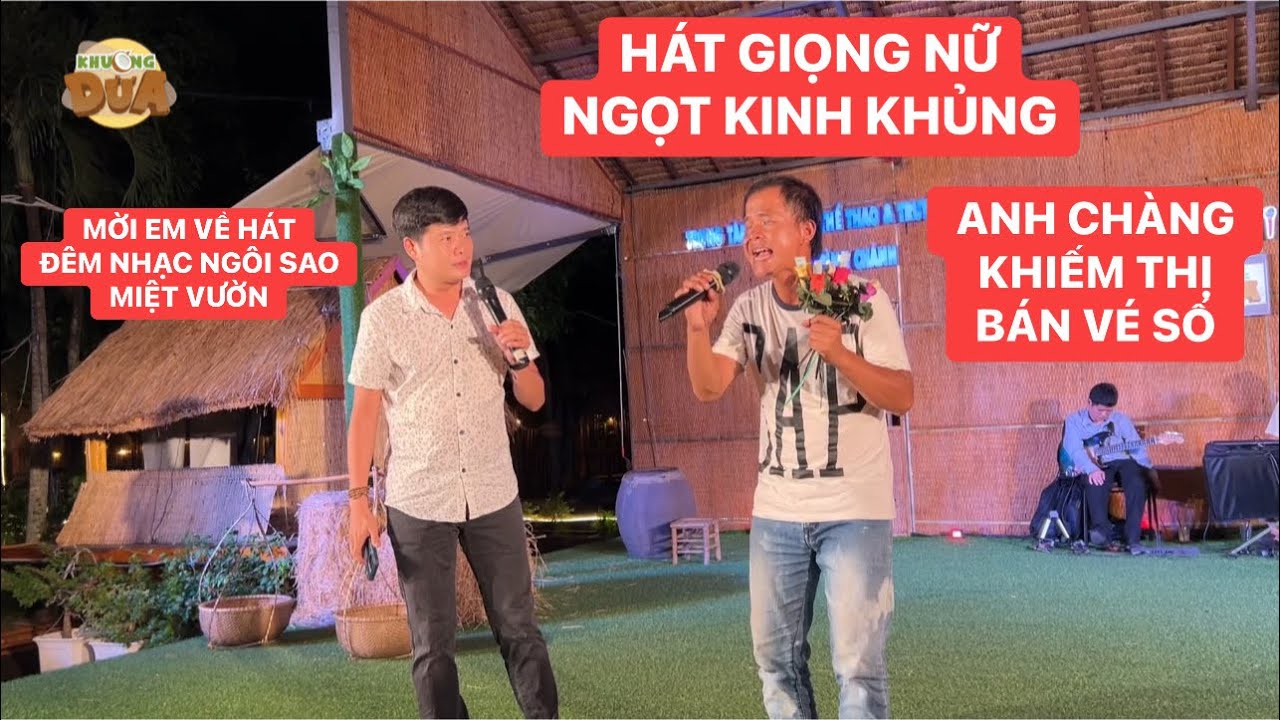 Anh chàng khiếm thị bán vé số hát giọng nữ ngọt như mía lùi khiến Khương Dừa phải quyết định…