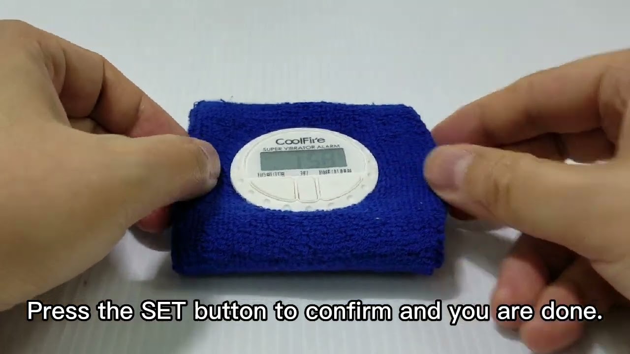 CoolFire Vibrating Alarm Clock - Silent Alarm Wristband Vibrating Alarm Watch