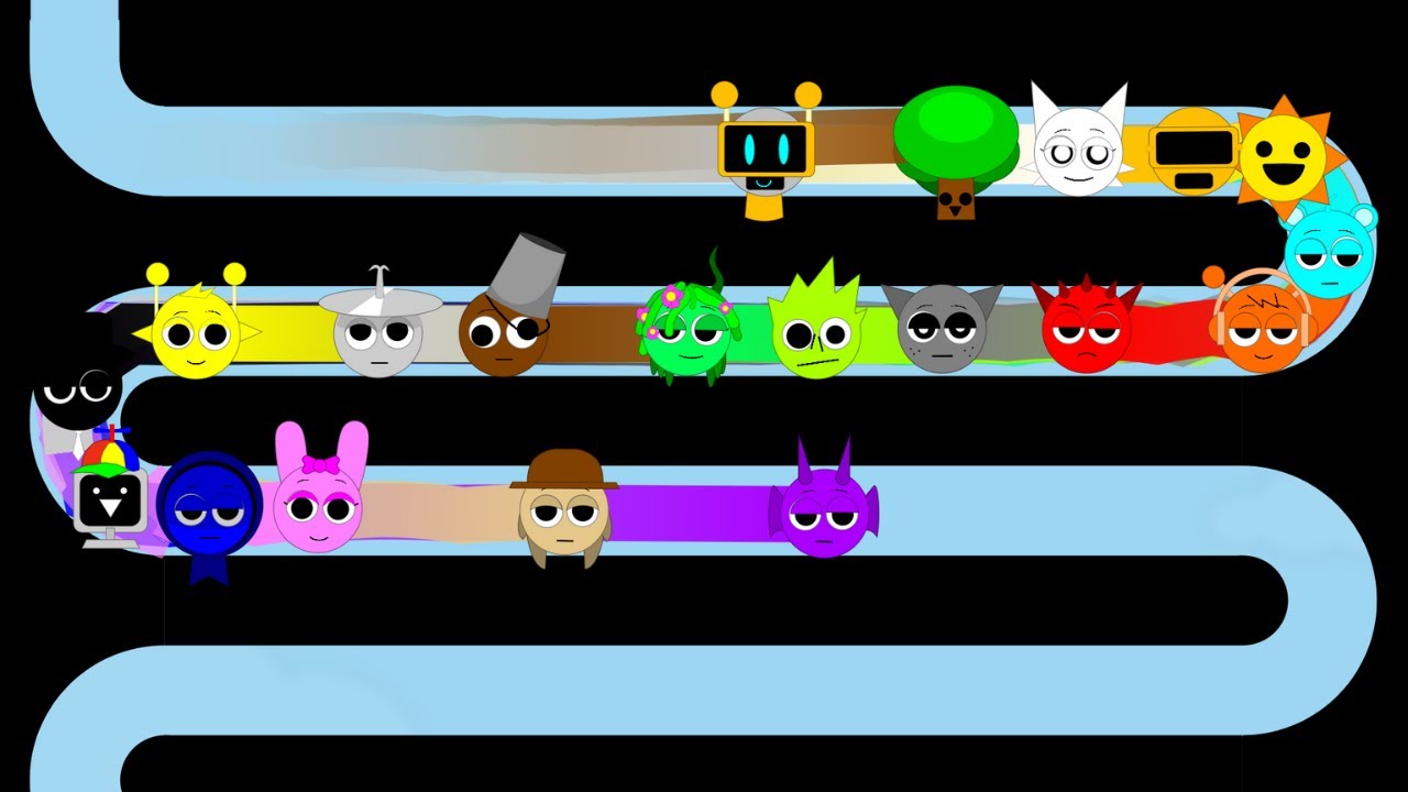 Who Can Survive This Crazy Track?!⚡🏁 | INCREDIBOX SPRUNKI Marble Race #129