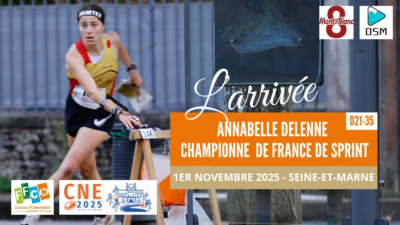 L'arrivée Dames 21/35 - Championnats de France de Sprint   Course d'orientation 2025