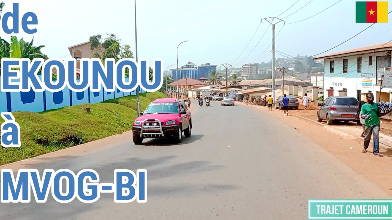 (Yaoundé - Cameroun) De Ekounou à Mvog-bi - Trajet Cameroun