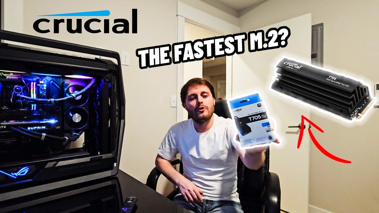 Насколько быстр Crucial T705 1 ТБ M.2? CRUCIAL T705 против SAMSUNG 990 PRO!