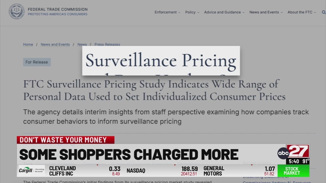 FTC says 'surveillance pricing' could cost consumers