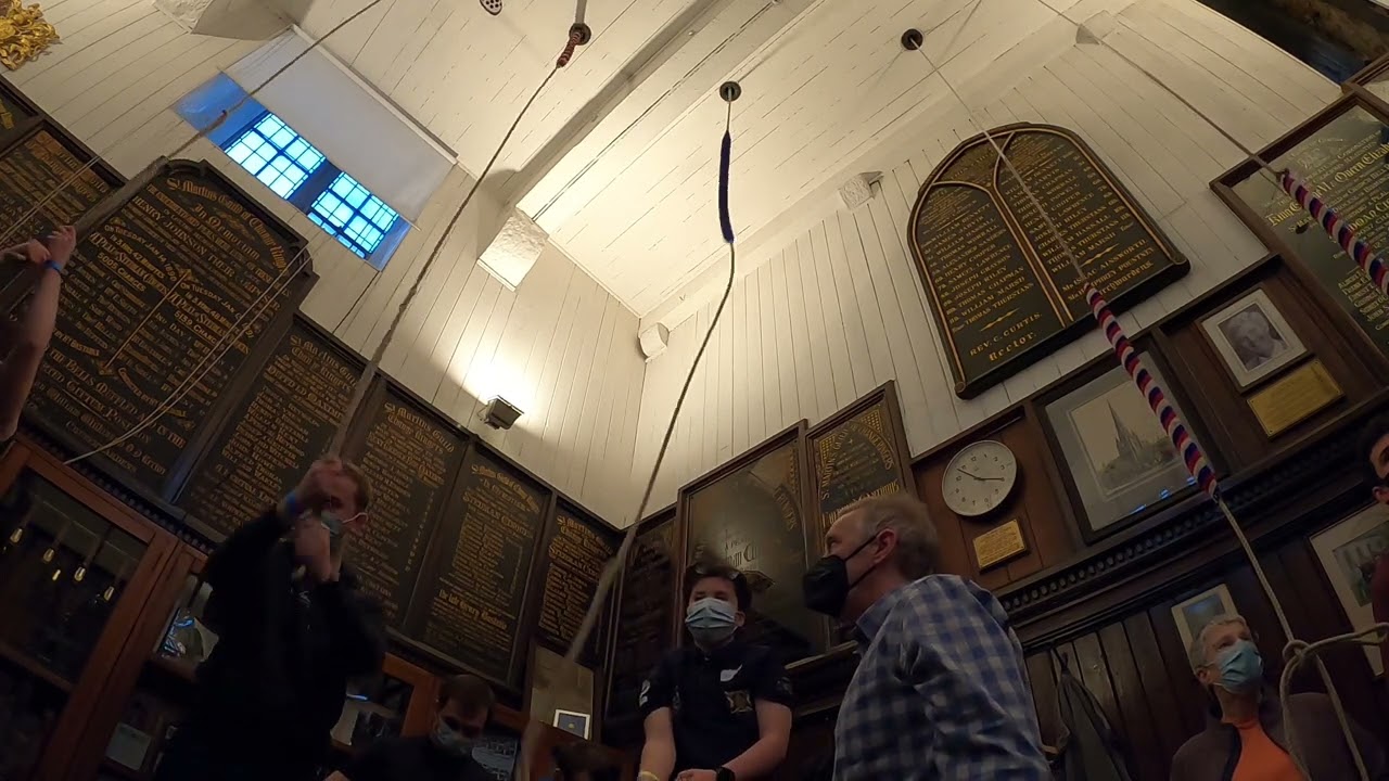 Me Ringing the 39cwt Tenor at St Martin's in The Bullring.