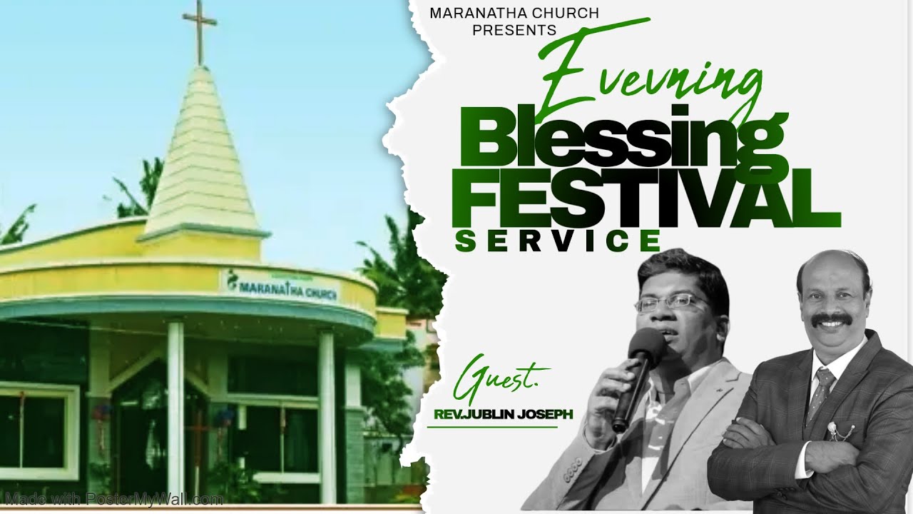 EVENING SERVICE | REV. JUBLIN JOSEPH |BLESSING FESTIVAL  | 27-07-2025
