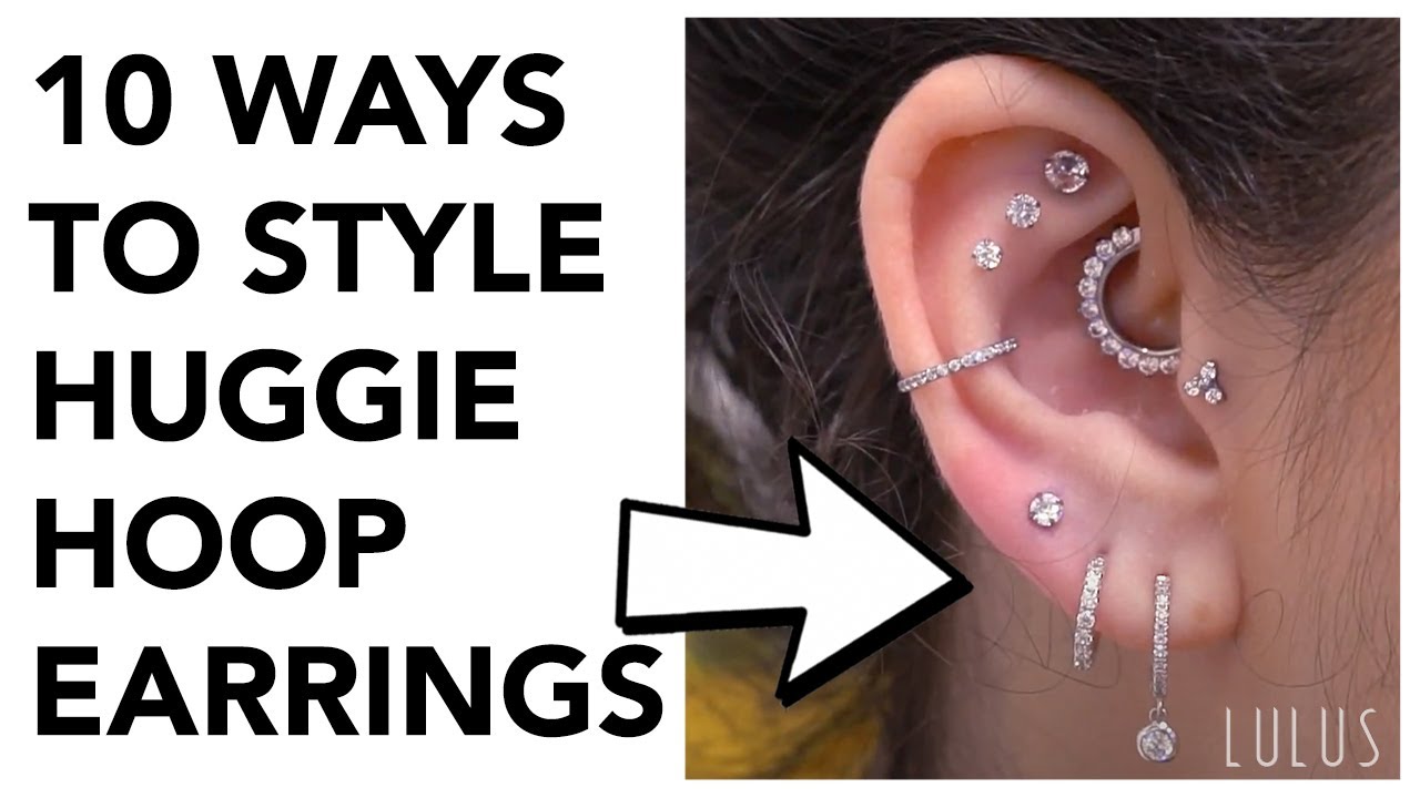 10 Ways YOU Can Style Huggie Hoop Earrings!!