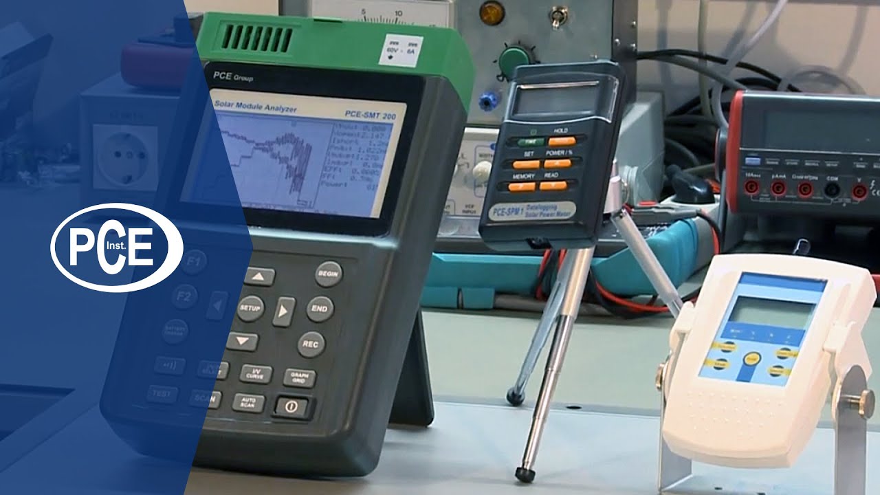 Entretien de #PCEInstruments sur Physik-TV - Appareils de mesure du rayonnement solaire