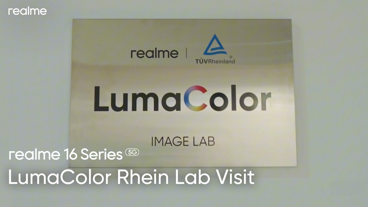 realme 16 Series 5G | LumaColor Rhein Lab Visit