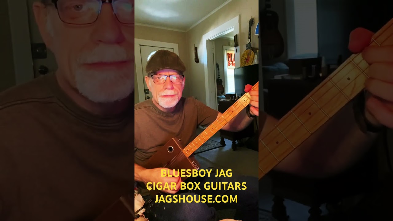 4 String Cigar Box Guitar Demo #cigarboxguitar #boxguitar #bluesboyjag #cigarbox #cbg