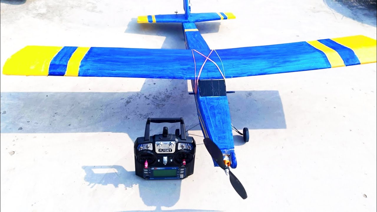 HOW TO MAKE RC TRAINER PLANE//RC TRAINER PLANE KAISE BANAYE