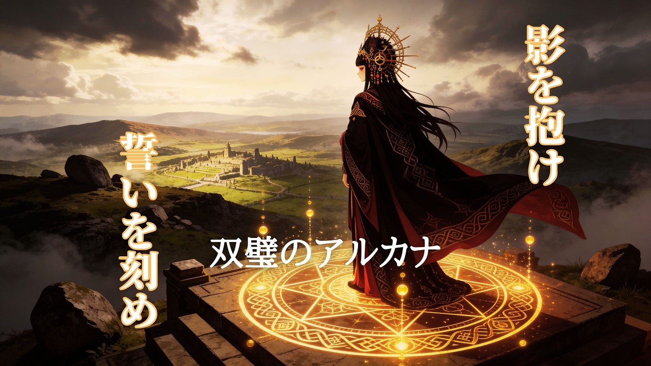 双璧のアルカナ — 黒円環の女神影と誓約が紡ぐダークケルト幻想音楽【作業用BGM / Dark Celtic Fantasy Music】
