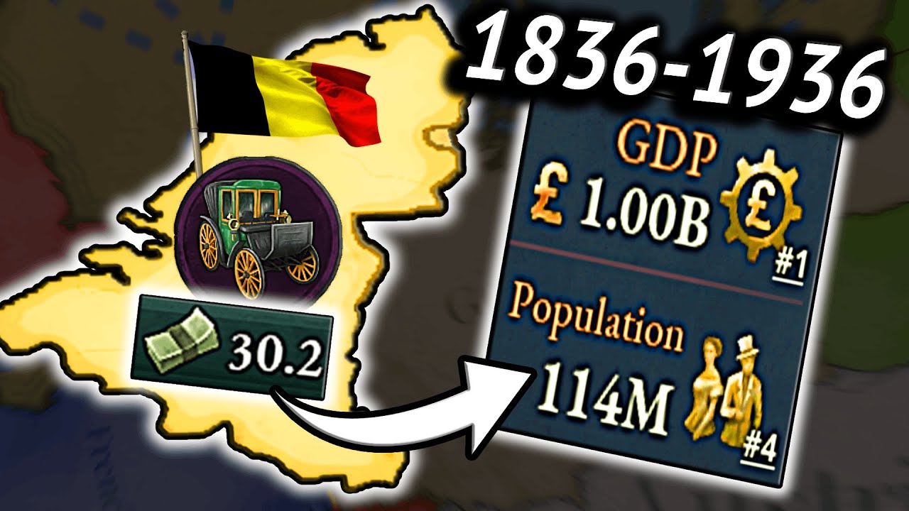 Half the WORLD&rsquo;s GDP&hellip; With Just 5 States | Playing Tall Belgium &ndash; Victoria 3 1.9