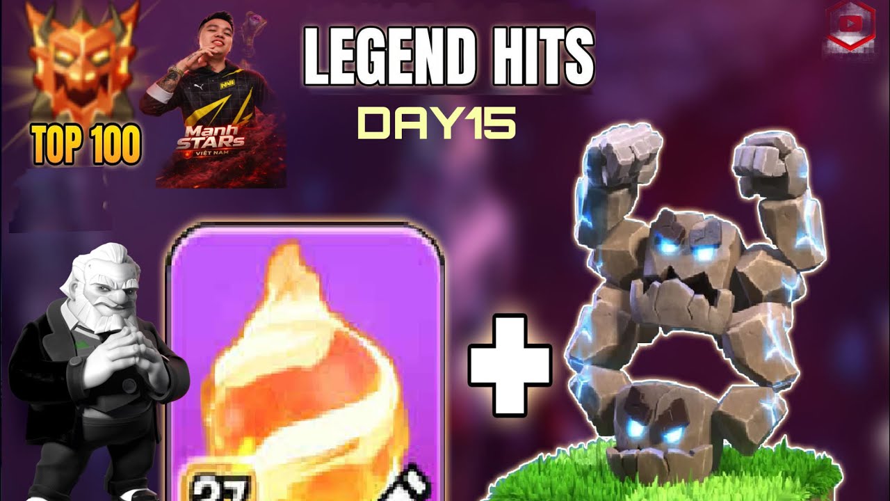Manh STARs | Legend League Attacks FB Meteor Golem With Army Link.....