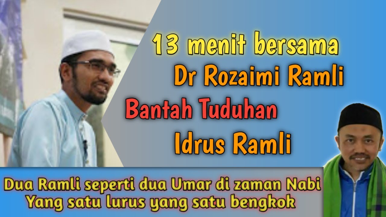 TEGAS !!!  Bantahan Telak tuduhan dan syubhat idrus mengenai TRITAUHID | DR Rozaime Ramle