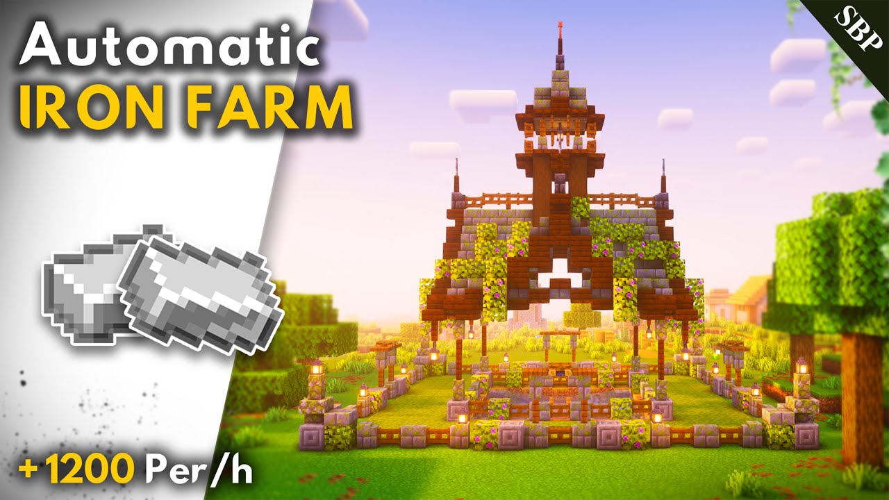 Minecraft Iron Farm | Survival Build Path #2 [Java 1.21+]