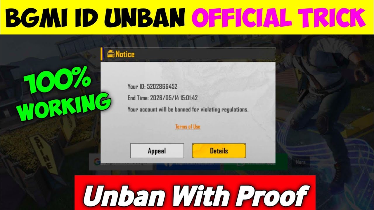 BGMI Account Unban 2026 | How to Unban BGMI ID | 10 Year Ban Solution Guide