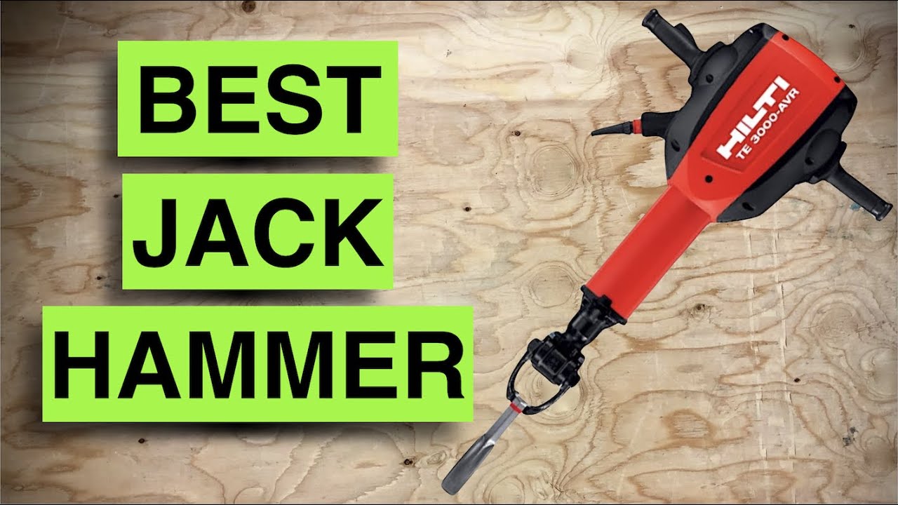 Разбивание бетона отбойным молотком Hilti Jackhammer TE 3000