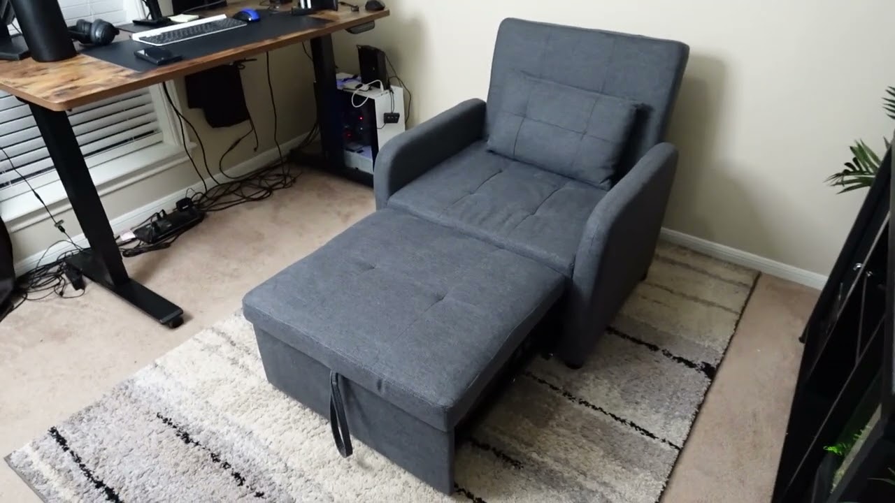 COLAMY Convertible Sleeper Chair Review | Best Amazon Furniture Finds
