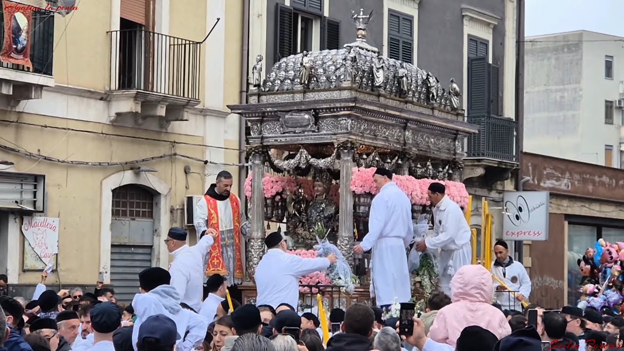 4 Febbraio 2026 - Festa di Sant' Agata la più importante di Catania giro esterno 💯💯💯