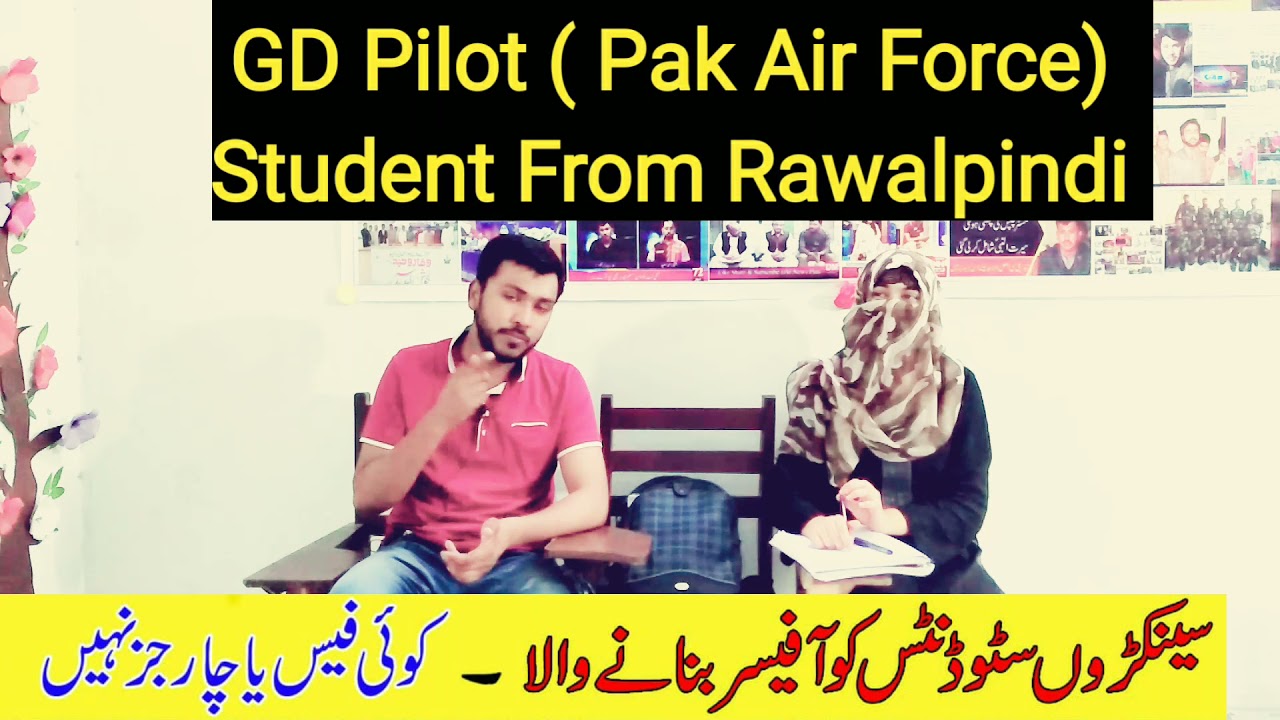 GD Pilot Student From Rawalpindi | Sir Waqar Waheed | GD Pilot Girls ISSB Test Preparation