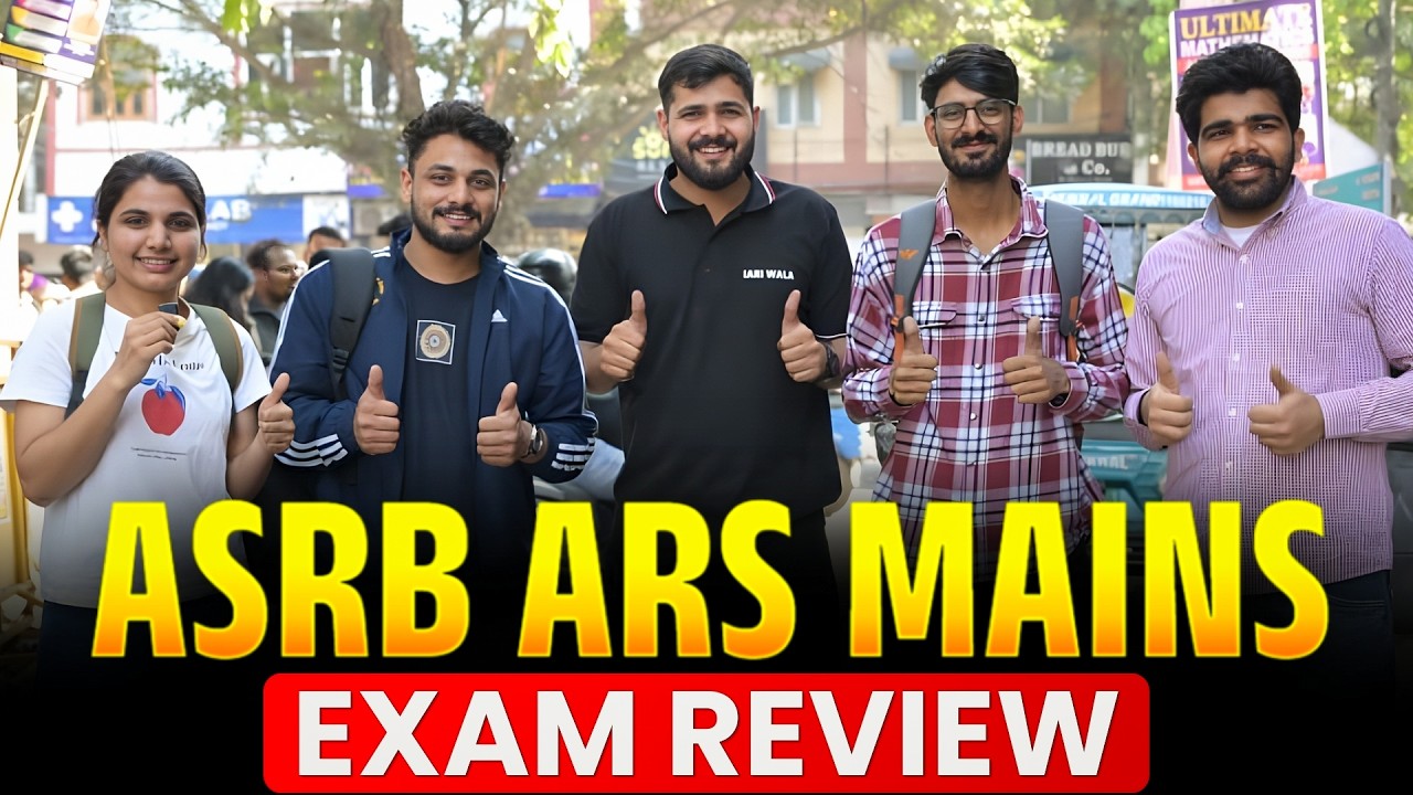 ASRB ARS/SMS/STO Mains 2026 Exam Review by IARI Wala
