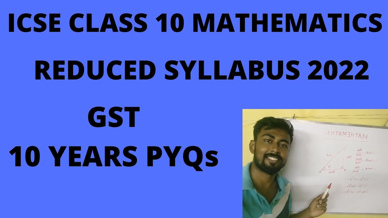 GST PREVIOUS YEARS QUESTUON PAPER  ICSE CLASS 10 | ICSE BOARD | MATHEMATICS | CBSE ICSE MATH |