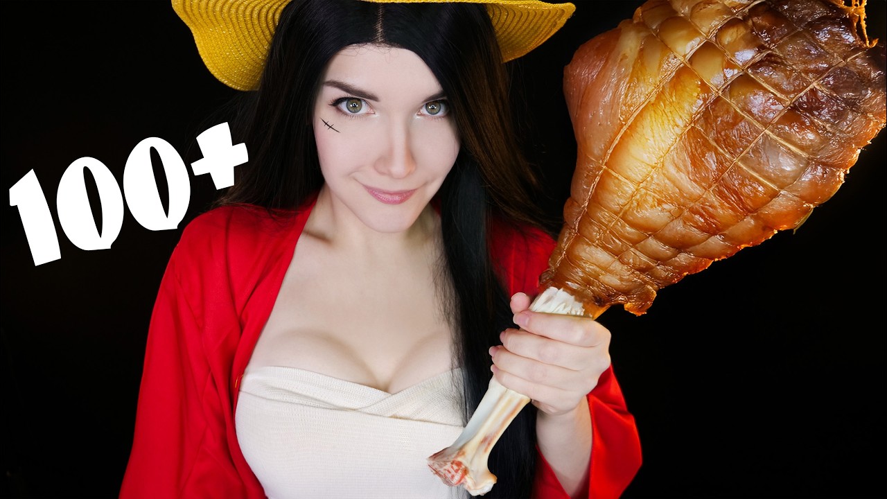 ASMR 🥩🥕  100+ TRIGGERS FOOD by calories 🍗🥦 АСМР 100+ ТРИГГЕРОВ ЕДЫ по калориям 🍬 [ Eating / Mukbang]