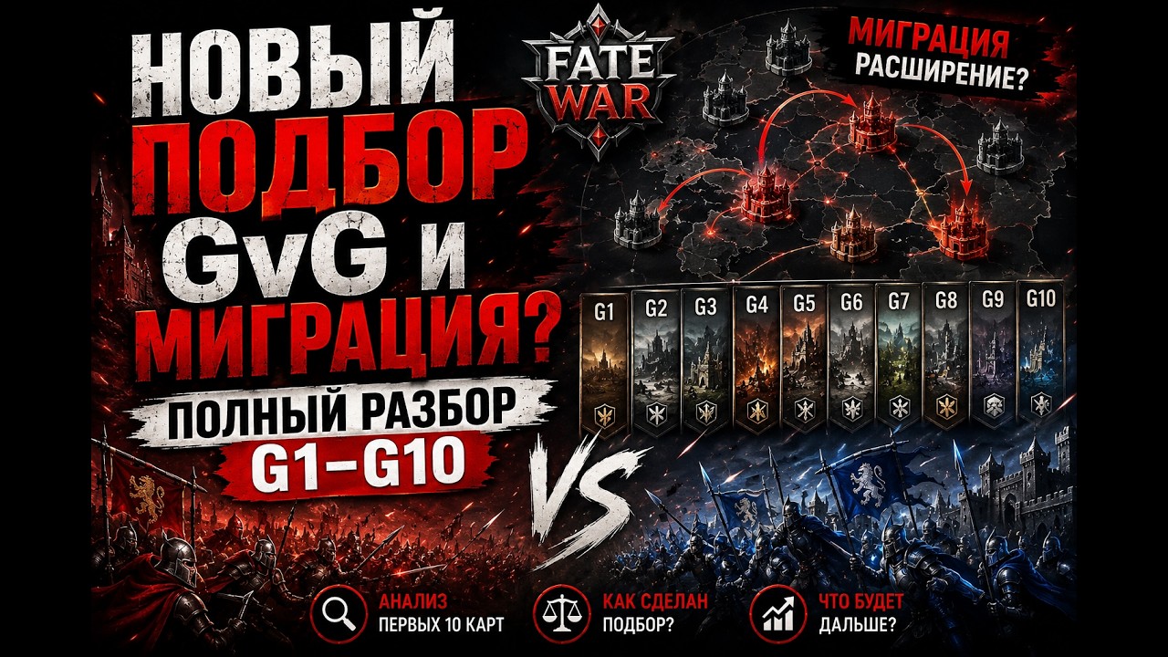 НОВЫЙ ПОДБОР GvG И МИГРАЦИЯ? Полный разбор G1&ndash;G10