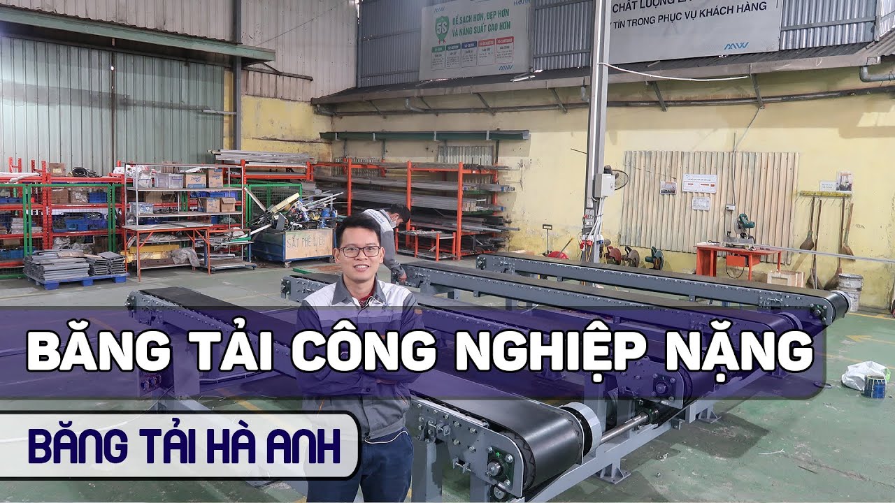 Băng tải cao su 4 làn dùng trong công nghiệp nặng (Tải trọng 4 tấn)  - Băng tải Hà Anh