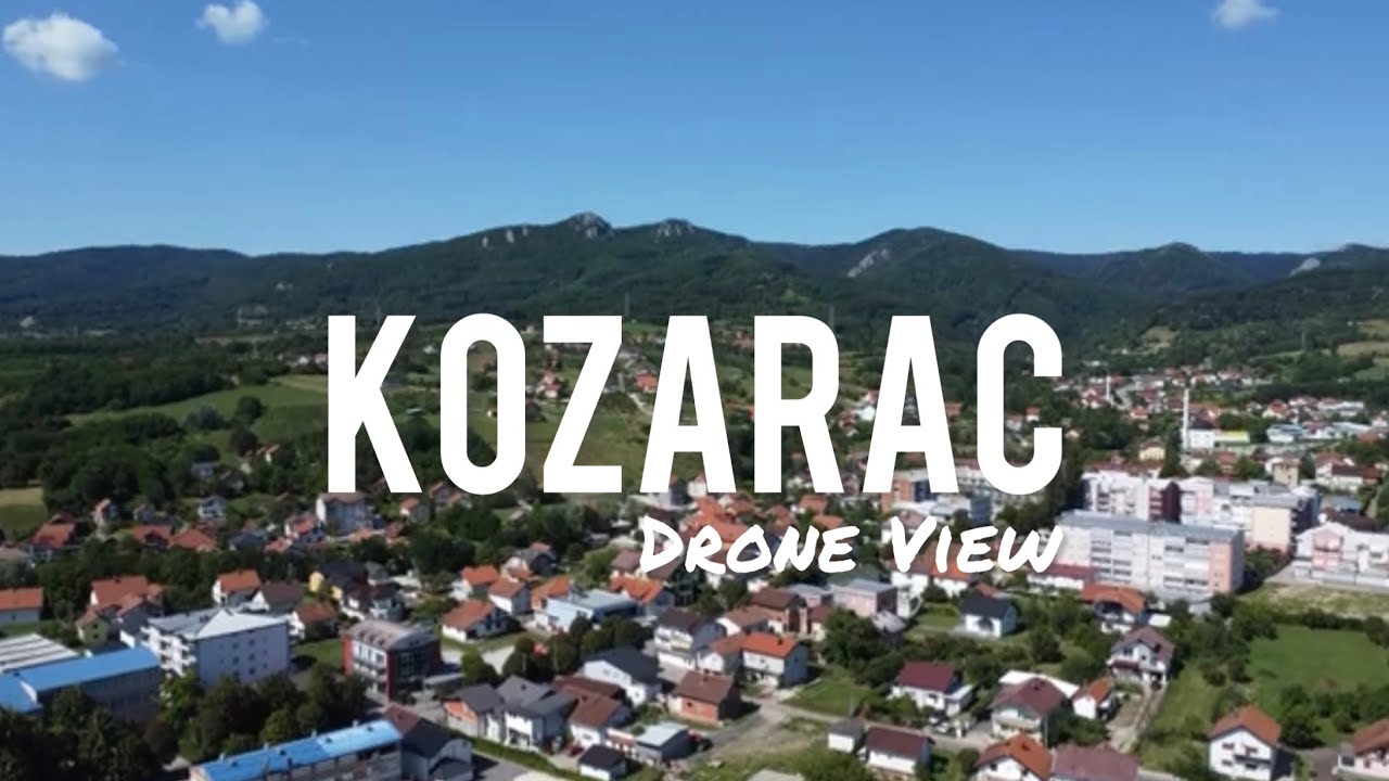 Kozarac, Bosnia and Herzegovina Drone View