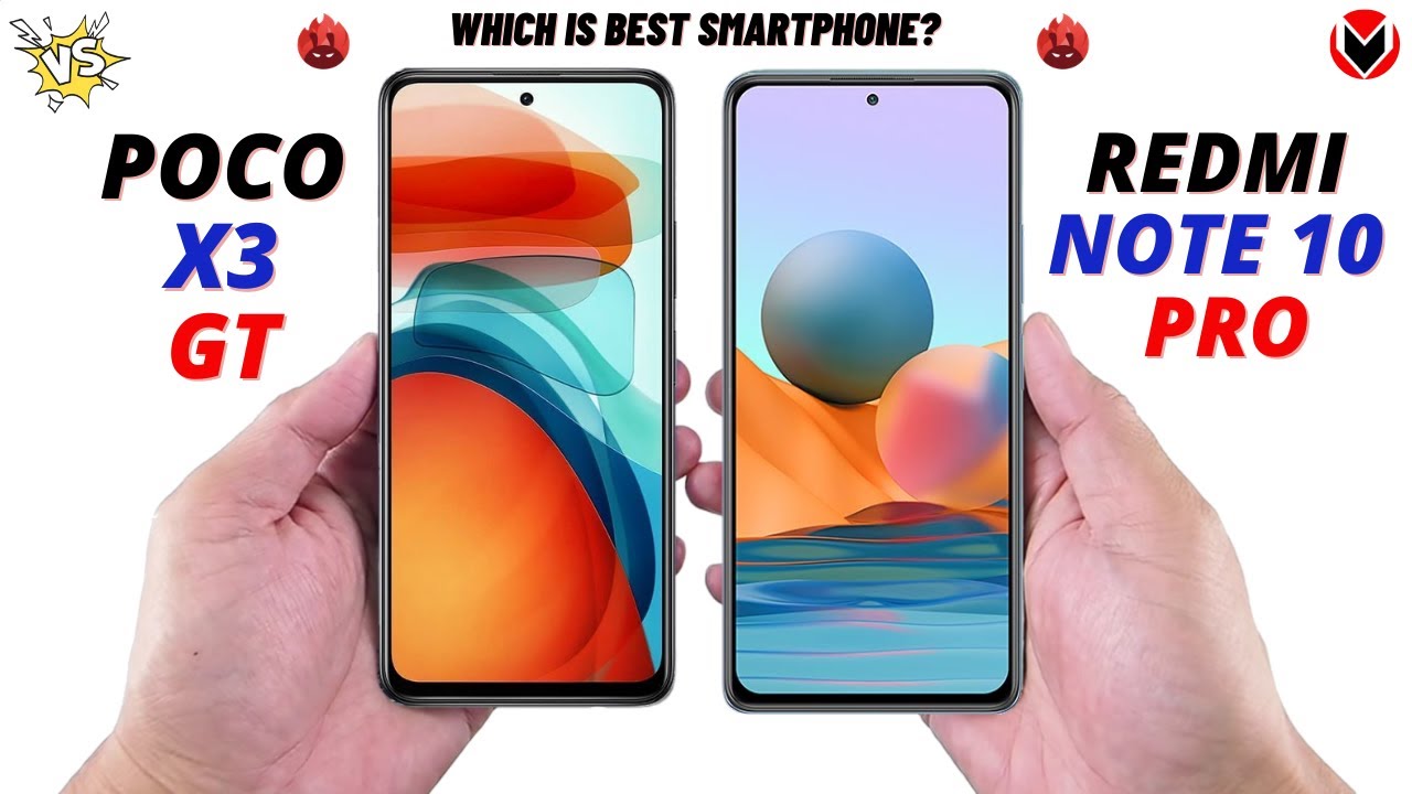 POCO X3 GT VS REDMI NOTE 10 PRO _ Full Detailed Comparison _Which is best?