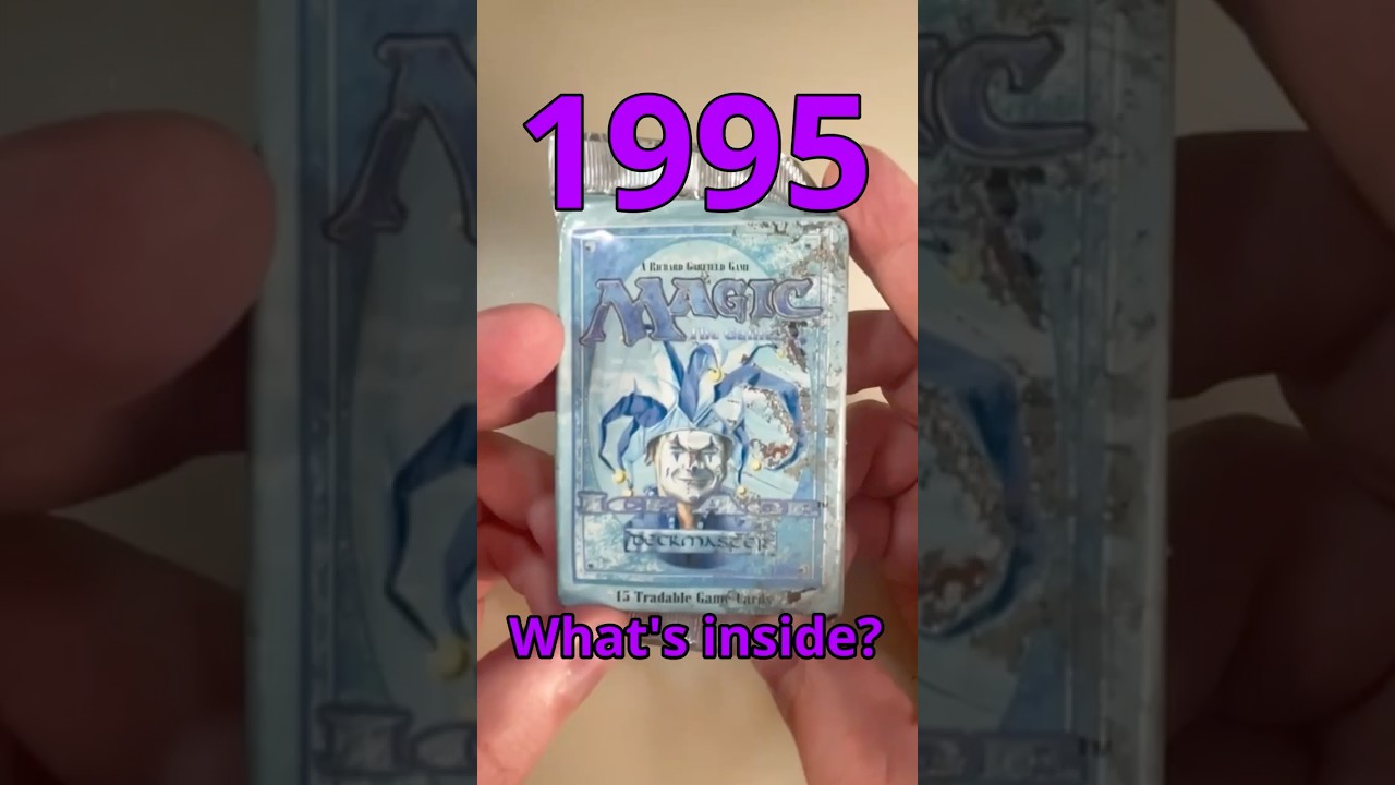 Opening an Ice Age booster pack from 1995! #openingbooster #magicthegathering #mtg