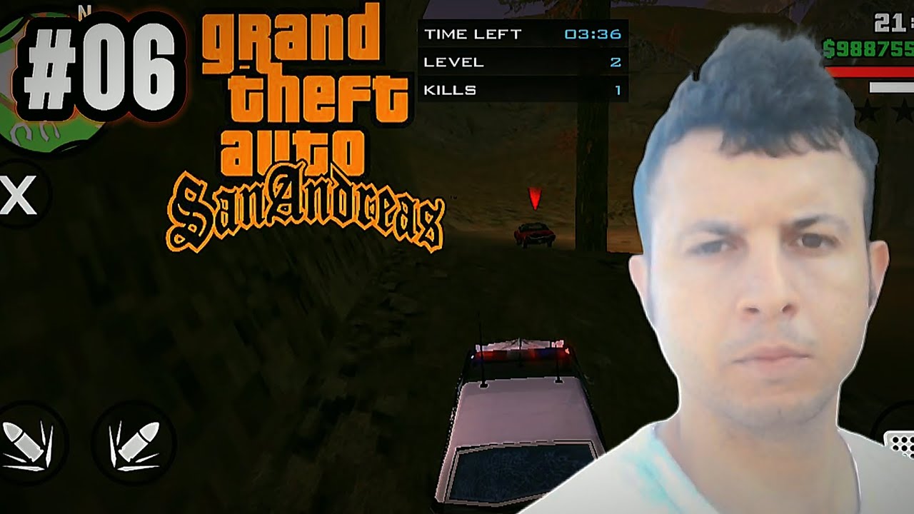 GTA San Andreas 100% primeira tentativa missão de vigilante #06| Isaías Gonçalves Joaquim 🔥