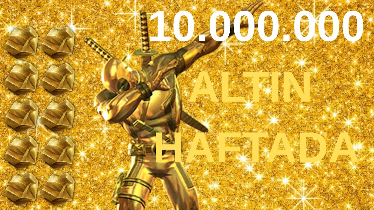 MCOC 1 HAFTA DA EN AZ  10.000.000 ALTIN NASIL KAZANILIR